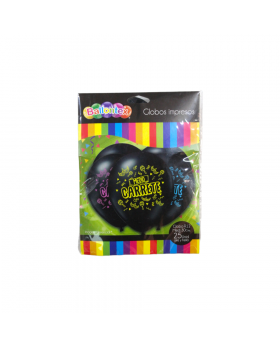 GLOBO ESTAMP MEDIO CARRETE R12 30CM SET25U /100