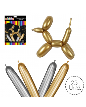 GLOBO CHROME FIGURA GOLDSILVER R12 SET25U /100