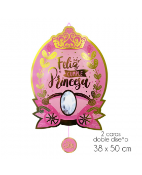 PIÑATA PRINCESA CARRUAJE 50CM /60