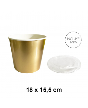 BALDE CARTON CON TAPA FOIL GOLD /300