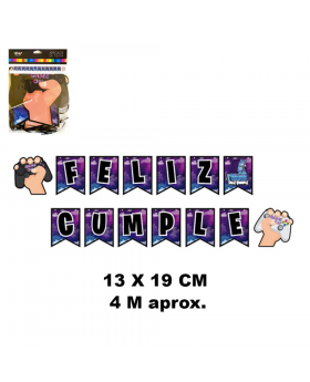 BANNER FELIZ CUMPLEAÑOS LLAMA /200