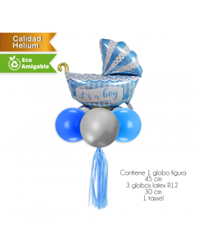 GLOBO BABY NIÑO KIT5P /200