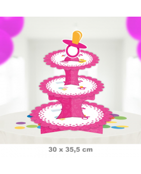 STAND CUPCAKE BABY NIÑA /50