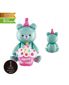 GLOBO FOIL OSITO BOY/500