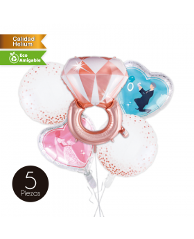 KIT GLOBO FOIL WEDDING/200