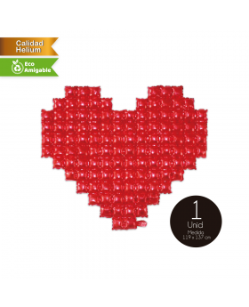 GLOBO FOIL CORAZON/200