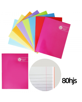 CUADERNO COLLEGE COMPOSICION 80H COLORES /80