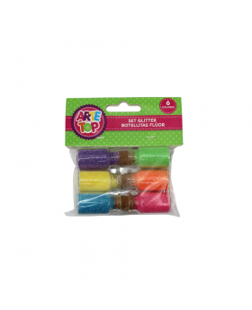 SET GLITTER BOTELLITAS FLUOR/144
