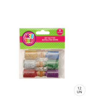 SET GLITTER BOTELLITAS SHINE/144