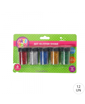 GLITTER SHINE 5 COLORES /144
