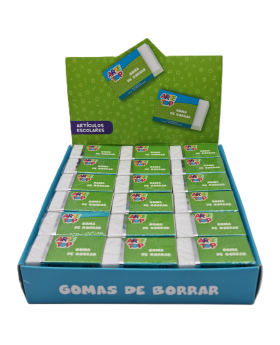 GOMA DE BORRAR ESCOLAR 38x11x22MM /864