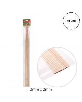 PALO MAQUETA CUADRADO 2x2MM SET10U /350