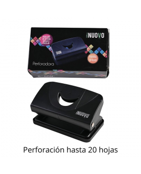 PERFORADORA METALICA 20H 10x8CM NEGRO /72