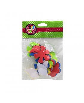 GOMA EVA FIGURAS FLORES /240