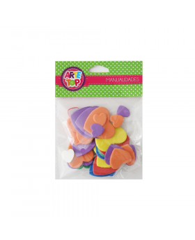 GOMA EVA FIGURAS CORAZONES /240