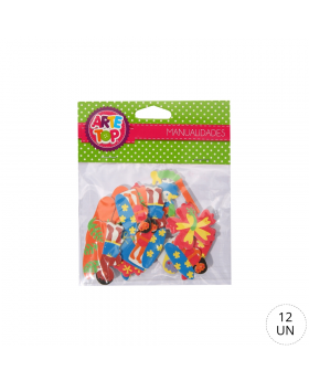 GOMA EVA FIGURAS CON DIBUJO LUAU /240