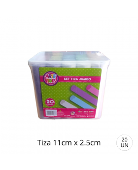 TIZAS JUMBO BALDE CUADRADO 20U /24