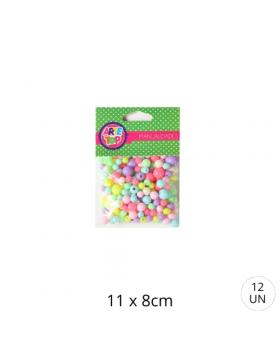 CUENTAS PLASTICAS MIX COLOR /432