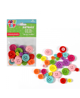 SET BOTONES COLORES MIX DIY/300