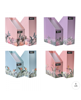 CAJA REVISTERO FLORES /96