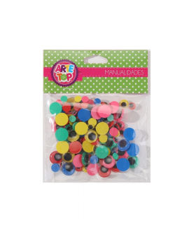 OJITOS COLORES SIN ADHESIVO /200