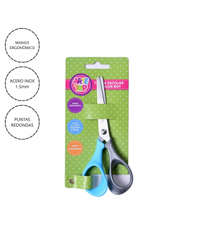 TIJERA ESCOLAR MODELO BICOLOR BOY /240