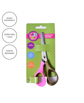 TIJERA ESCOLAR MODELO BICOLOR GIRL /240
