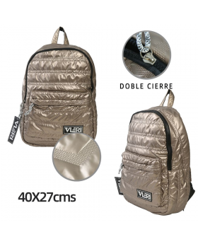 MOCHILA BUBLE LINEAS GOLD/50