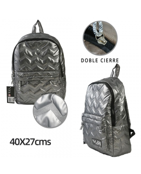 MOCHILA BUBLE WAVE GRIS/50