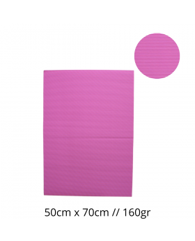 CARTULINA CORRUGADA 50X70CM 160G LILA SET10U /25