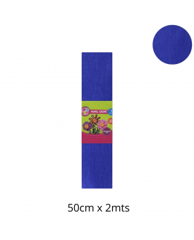 PAPEL CREPE 50x200CM AZUL SET10U /20