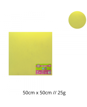 PAPEL ARROZ AMARILLO 50x50CM SET100U /10