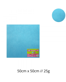 PAPEL ARROZ CELESTE 50x50CM SET100U /10