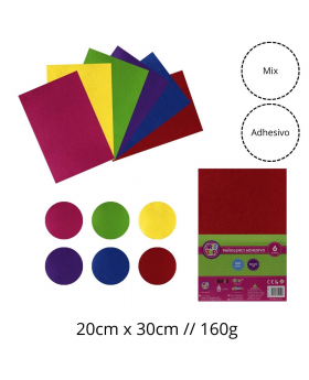 PAÑO LENCI MIX ADHESIVO 20x30CM 160G SET6U /100