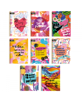 CUADERNO TRIPLE 20x27,5 150H 60G MOTIVACION/32