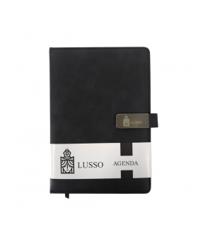 AGENDA LUSSO A5 NEO NEGRO /60