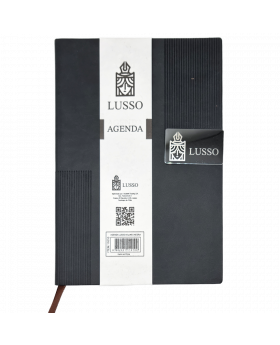 AGENDA LUSSO A5 LINES NEGRO /60