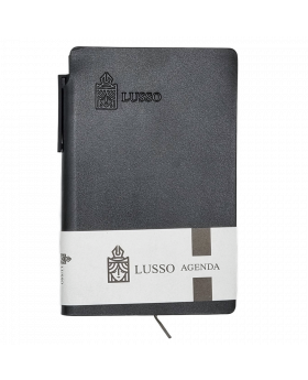 AGENDA LUSSO BOLSILLO LEATHER CON LAPIZ /120