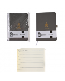 AGENDA LUSSO A5 CLASSIC GRIS /50