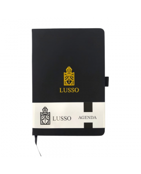 AGENDA NUOVO A5 SOFT NEGRO HOJAS BLANCAS /50