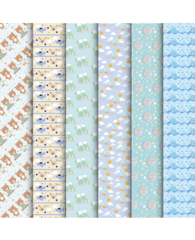 PAPEL DE REGALO BABY BOY 70x100CM/500