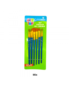 PINCEL FORMAS MIX 10UN/240