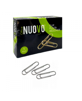 CLIP METALICO 33MM PUNTA REDONDA 1KG /20