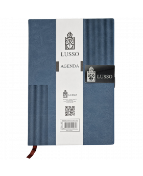 AGENDA LUSSO A5 LINES AZUL /60