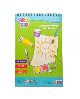 CROQUERA DOBLE FAZ ESPIRAL OFICIO 50 HJS /30