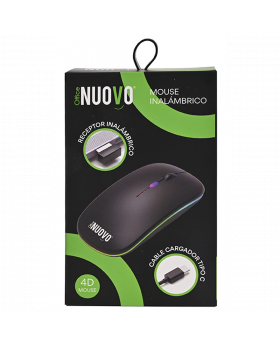 MOUSE INALAMBRICO NEGRO NUOVO /200
