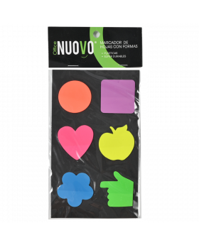 MARCADOR HOJAS FORMAS SET /600