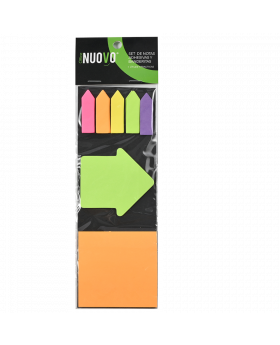 NOTAS BANDERITAS ADHESIVAS SET /600