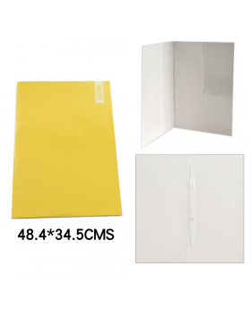 CARPETA FASTENER PLASTIFICADA OFICIO AMARILLO /100