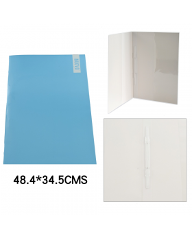 CARPETA FASTENER PLASTIFICADA OFICIO CELESTE /200